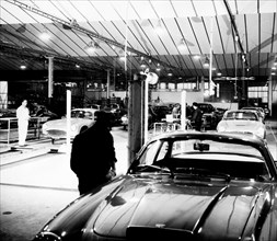 industries mécaniques, atelier de carrosserie zagato, ligne de montage et de finition, 1963