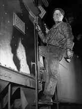 conducteur de locomotive à vapeur, 1951