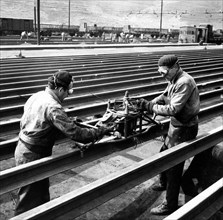 soudage des rails, 1963