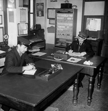 billetterie et bureau du chef de gare, 1961