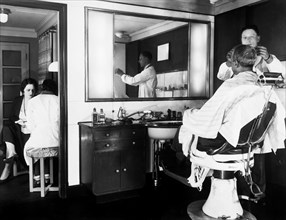 salon de coiffure de première classe victoria, 1930