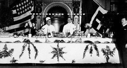 buffet première classe du conte verde, 1930