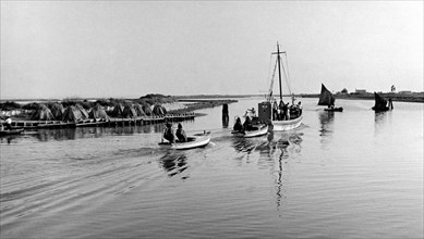 marano lagunare, province d'udine, 1953