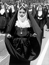 costumes pour la fête de sant'efisio, 1969