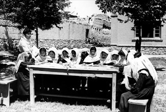 école de plein air à kaboul, 1960
