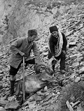 chasseurs de bouquetins dans le caucase, 1930