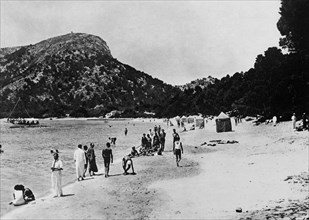 hôtel formentor plage à palma de majorque, 1910 1920