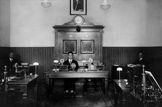service du vatican, bureau télégraphique dans la ville du vatican, 1912