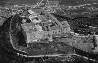 vue aérienne de monteccasino, 1930