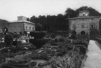 villa lante in bagnaia, viterbo, 1920