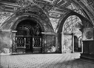 crypte de l'abbaye de montecassino, frosinone, 1911