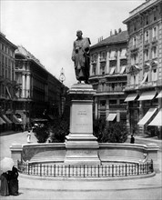 milan, monument à giuseppe parini, 1911