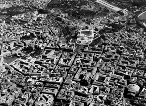 italie, rome, vue aérienne, 1959