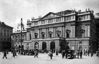italie, milan, teatro alla scala, 1910 1920