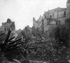 italie, sicile, tremblement de terre de messine, bâtiments détruits, 1908
