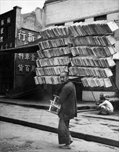 asie, chine, libraire itinérant, 1940 1950