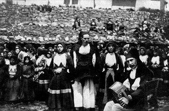 italie, sardaigne, costumes typiques, 1921