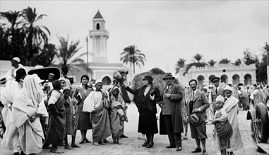 afrique, libye, randonneurs tci en tripolitaine, 1931