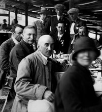 italie, veneto, excursion et déjeuner à venise, 1919