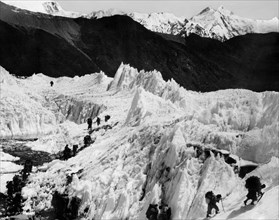 chine, parmi les flèches du glacier siachen, 1940 1950