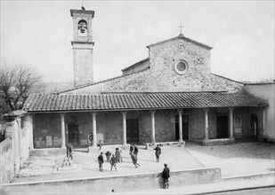 toscane, rifredi, vue de l'église de santo stefano in pane, 1900 1910