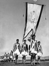 afghanistan, étudiants en sport à kabul, 1941