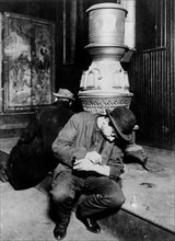 amérique, san francisco, dans une fumerie d'opium dans le quartier chinois de la ville, 1920 1930