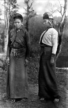 asie, siam, portraits de femmes siamoises maintenant thaïlandais, 1920