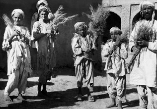 asie, afghanistan, vagabonds et voleurs enfermés dans le kalat, années 1920