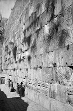 moyen-orient, israel, jerusalem, mur des lamentations, temple de salomon, 1950 1960