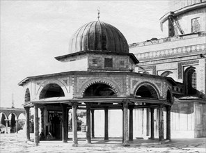 israele, gerusalemme, moschea di omar, 1900 1910