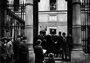 italie, lombardie, milan, via montenapoleone, 1906