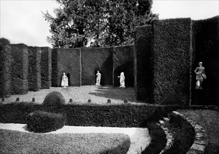 italie, toscane, lucca, jardin de la villa royale de marlia, 1910 1920