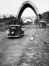 europe, italie, toscane, pistoia, tronçon d'autoroute, 1920 1930