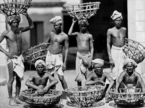 asie, inde, marchands indiens, 1930