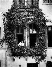 italia, venezia, alla finestra, 1920 1930