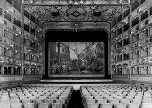 italie, venise, le théâtre la fenice, années 1920 1930