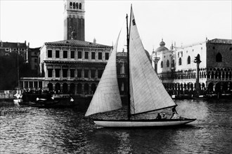 italia, venezia, i portici della zecca, 1910 1920
