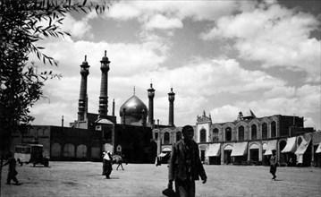 asia, iran, moschea dalla cupola d'oro, 1920 1930