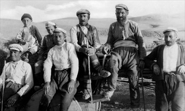 moyen-orient, iran, groupe de paysans arméniens-turcs, 1920 1930