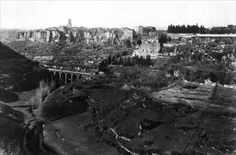 europa, italia, toscana, pitigliano, 1910 1920