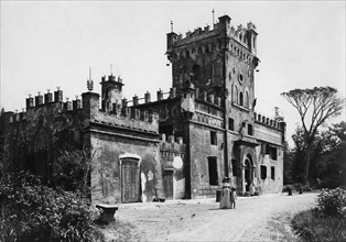 europa, italia, toscana, pistoia, veduta di villa puccini di scornio, 1900 1910