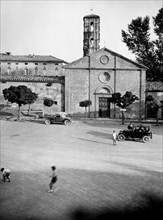 europa, italia, toscana, sarteano, chiesa di san francesco, 1920