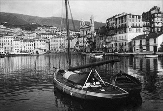europa, francia, corsica, bastia, il vecchio porto, 1910 1920