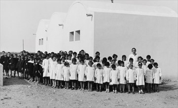 africa, libia, bambini della colonia, 1930