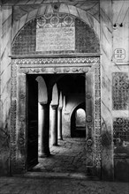 africa, libia, interno della moschea di suk el turk, 1920 1930