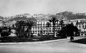 campanie, naples, vue de la ville, 1920