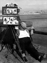 campania, napoli, il fotografo addormentato, 1966