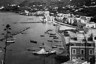 campanie, île d'ischia, lacco ameno, littoral, 1949