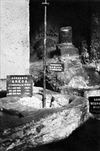 campanie, île d'ischia, sources d'eau chaude à lacco ameno, 1910 1920